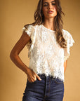 Fine Lady Lace Top