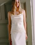 Lace Allure Top-Cream