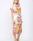PREORDER: Botanic Scarf Midi Dress