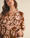 Forest Whimsy Floral Midi Dress
