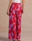 Blush Blossom Wide Leg Pants