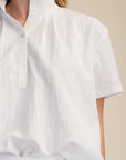 Better Basic Collared Top-White