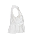 Harbor Heirloom Top-White/Gray