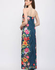 Summer Sorbet Strapless Maxi Dress