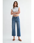 Coffee Run Mid Rise Straight Jeans