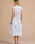 Sugar Petal Eyelet Midi Dress