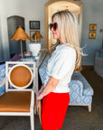 Nautical Moments Embroidered Knit Top