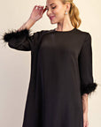 Glam Preview Midi Dress-Black