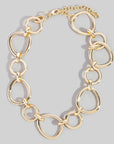 Glow Hoop Chain Necklace