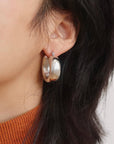 Classic Hoop Earring-Silver