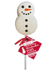 Snowman Marshmallow Lollipop w/ Chocolate Dip