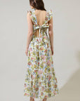 Pany Floral Ruffle Maxi Dress