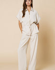 Elevated Travel Drawstring Top