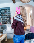 Snow Blast Patterned Sweater
