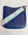 Aztec Triangle Bag Strap-Turquoise