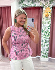 Peacock Solstice Peplum Top