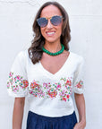 Pretty Little Petals Knit Top
