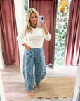 Cool Enough Crew Neck Top-Ivory