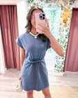 Easygoing Terry Mini Dress