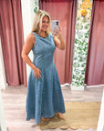 Westbrook Denim Midi Dress