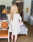 Kamara Striped Mini Dress
