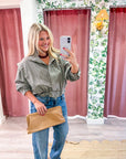Trailside Funnel Neck Jacket-Olive Gray