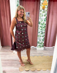 Disco Diva Plaid Mini Dress
