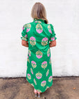 Clara Ruffle Midi Dress