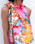 Gardenscape Ruffle Top
