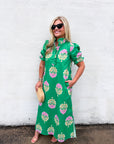 Clara Ruffle Midi Dress