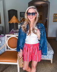 Summer Ready Striped Shorts