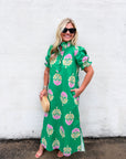 Clara Ruffle Midi Dress