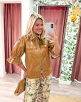 Girl Boss Faux Leather Jacket
