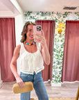 Vintage Grace Embroidered Top
