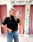 Slow Afternoon Turtleneck Sweater-Black