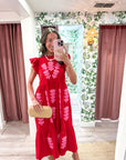 Barely Blossom Midi Dress