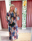Serpent Sunset Maxi Dress