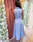 Gene Gingham Maxi Dress