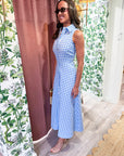 Gene Gingham Maxi Dress