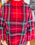 Tree Topper Plaid Top-Red