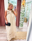 Desert Breeze Lace Maxi Dress