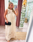 Desert Breeze Lace Maxi Dress