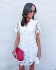 Sweet Escape Lace Mini Dress