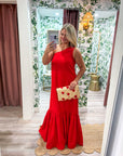 Purely Yours Maxi Dress-Red