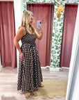 Eileen Polka Dot Maxi Dress