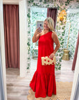 Purely Yours Maxi Dress-Red