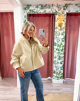 Easygoing Drawstring Jacket