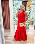 Purely Yours Maxi Dress-Red