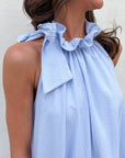 Julia Pinstripe Maxi Dress