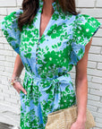 Delicate Petals Midi Dress
